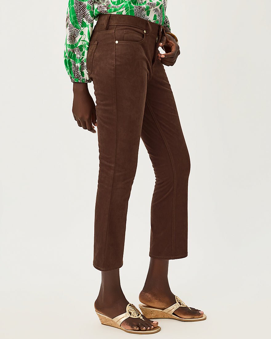 Lilly Pulitzer - Annet High Rise Crop Flare Pant - Coco Beach