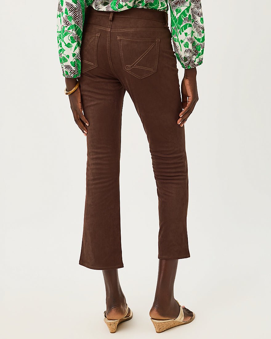 Lilly Pulitzer - Annet High Rise Crop Flare Pant - Coco Beach