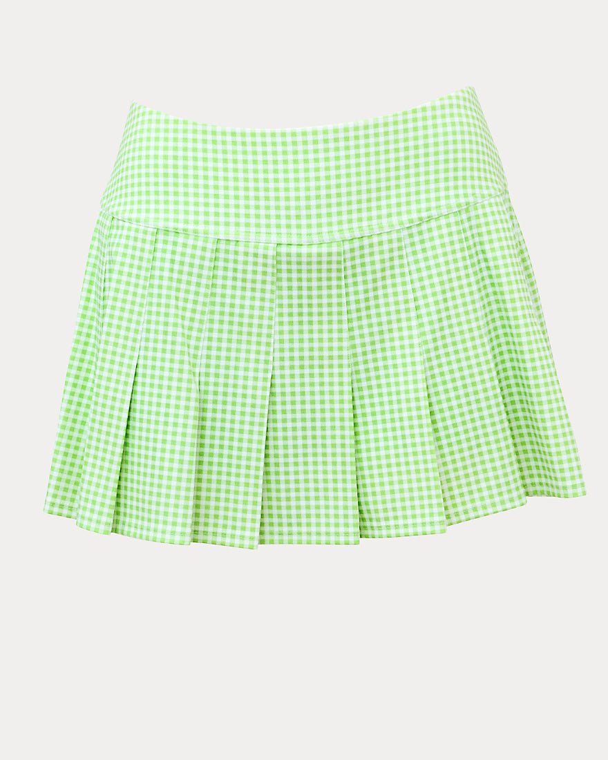 Lilly Pulitzer - Annora Skort Upf 50 Plus - Pistachio Macaron Lil Check It Gingham