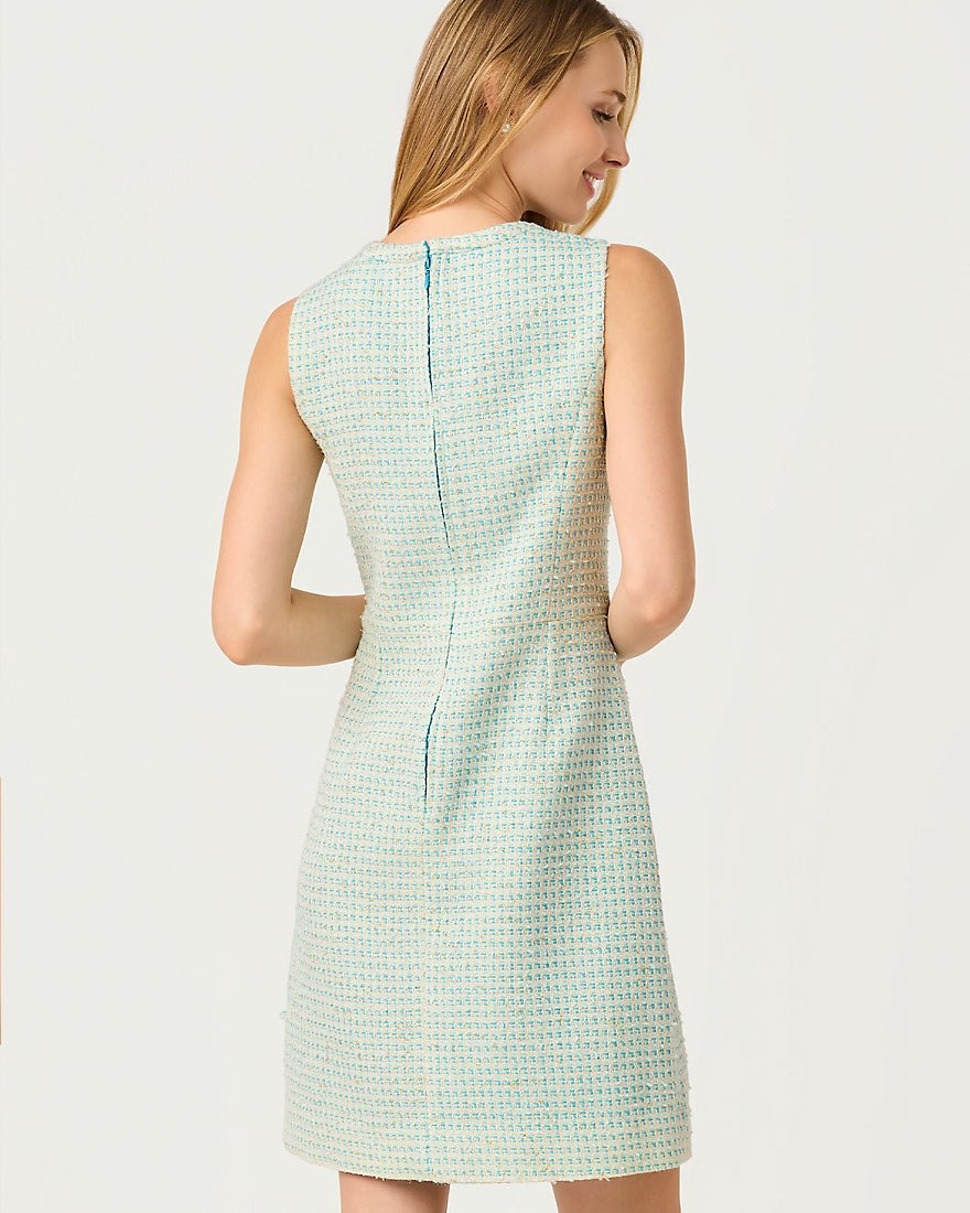 Lilly Pulitzer - Aria Boucle Shift Dress - Capri Blue Fantasy Boucle