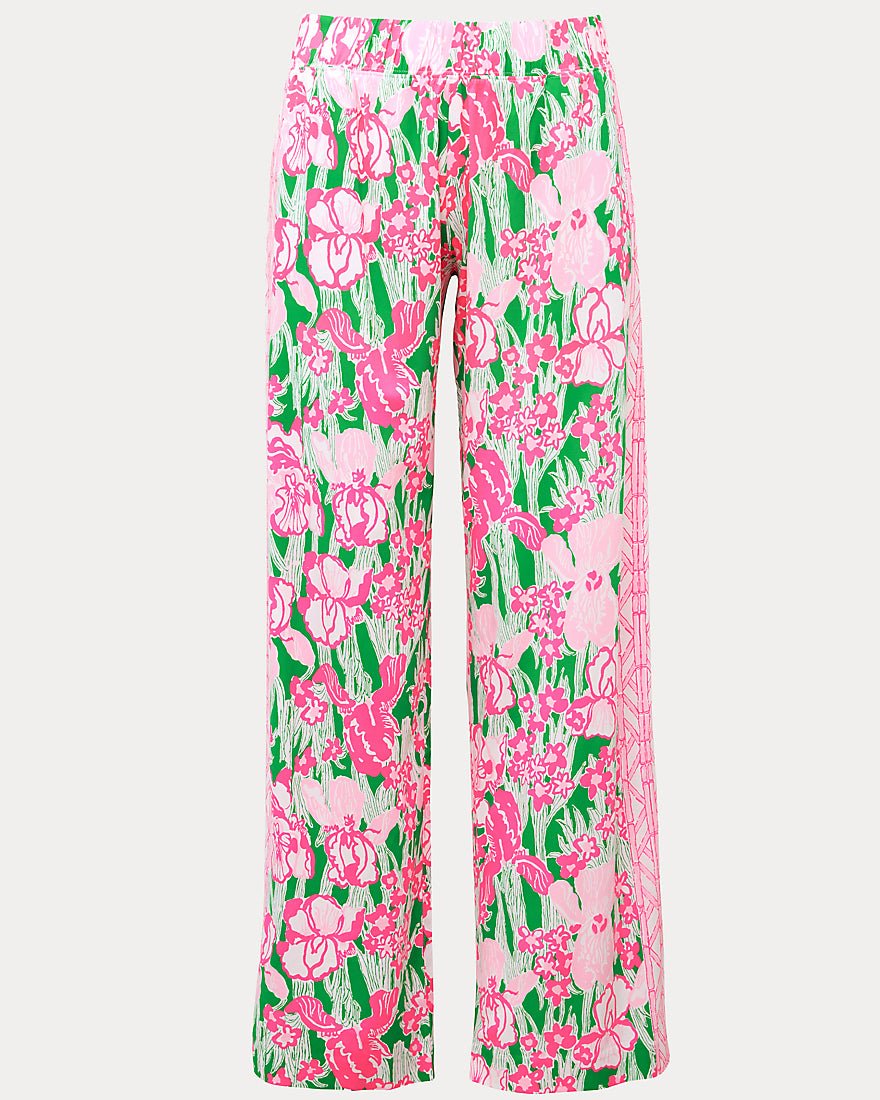 Lilly Pulitzer - Bal Harbour Stretch Palazzo Pant - Putting Green Hannah