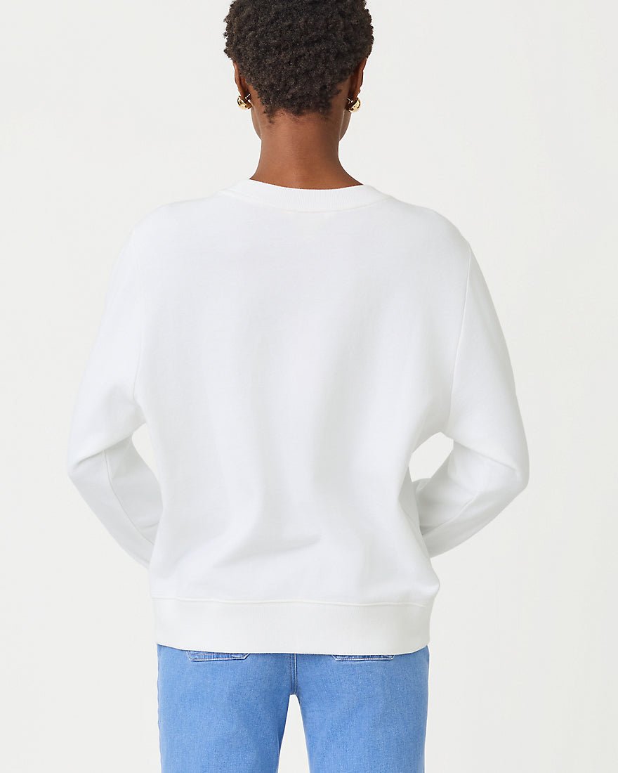 Lilly Pulitzer - Ballad Long Sleeve Sweatshirt - Resort White Key West Destination