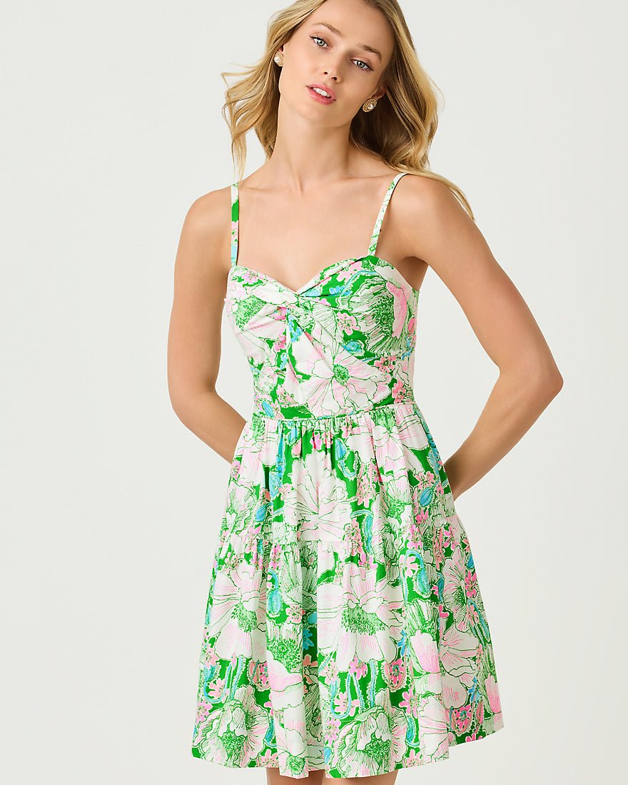 Lilly Pulitzer - Bennet Stretch Dress - Putting Green Poppyland