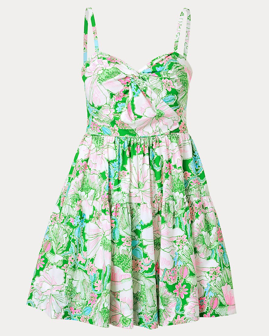 Lilly Pulitzer - Bennet Stretch Dress - Putting Green Poppyland