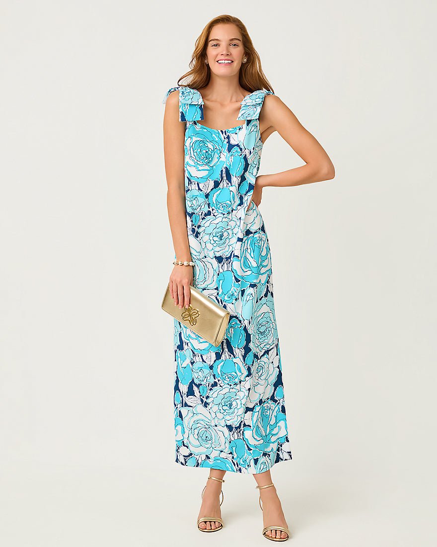 Lilly Pulitzer - Bernice Maxi Dress - Capri Blue Rosanna
