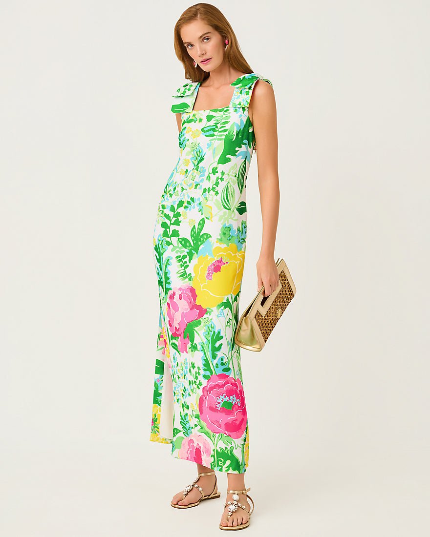 Lilly Pulitzer - Bernice Maxi Dress - Multi Poppy Party