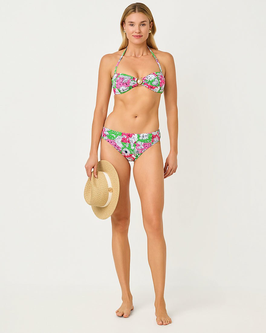 Lilly Pulitzer - Betie Bikini Bottom - Cherry Blossom Pink Lil Chicken Check