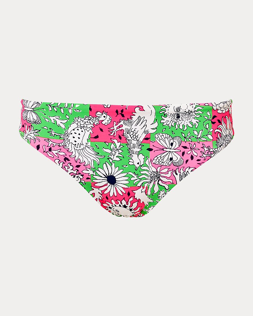 Lilly Pulitzer - Betie Bikini Bottom - Cherry Blossom Pink Lil Chicken Check