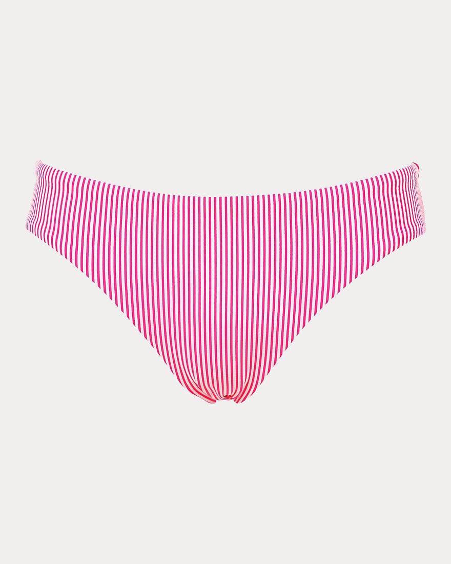 Lilly Pulitzer - Betie Bikini Bottom - Cherry Blossom Pink Seersucker Stripe