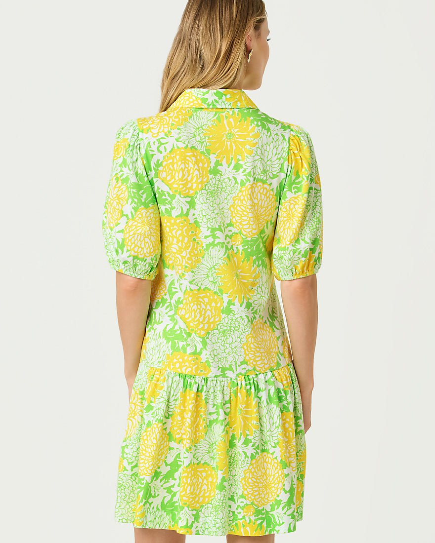 Lilly Pulitzer - Bingley Dress - Crocodile Green Mumbo Jumbo