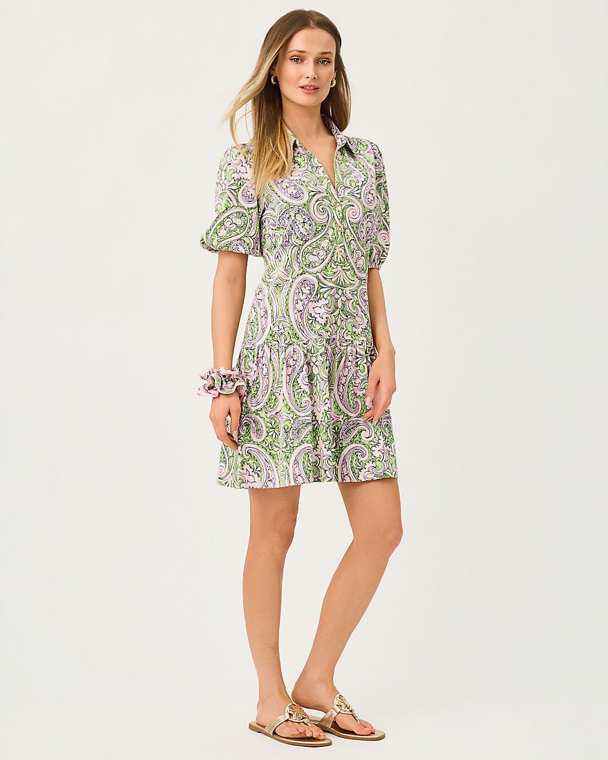 Lilly Pulitzer - Bingley Dress - Lime Chiffon Estoril