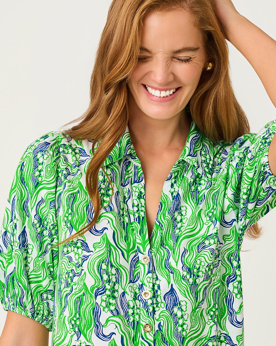Lilly Pulitzer - Bingley Dress - Putting Green Lilly Of The Valley