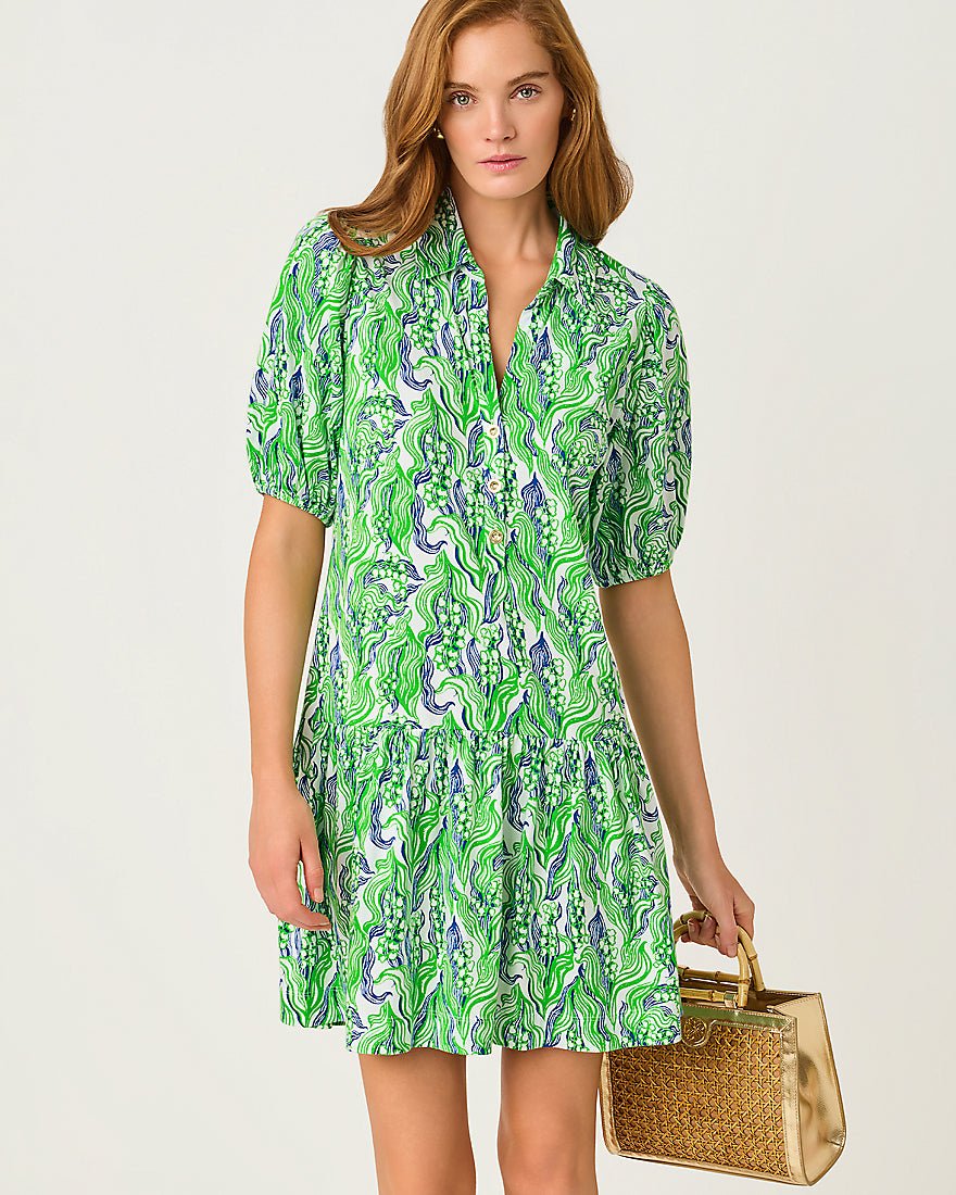 Lilly Pulitzer - Bingley Dress - Putting Green Lilly Of The Valley