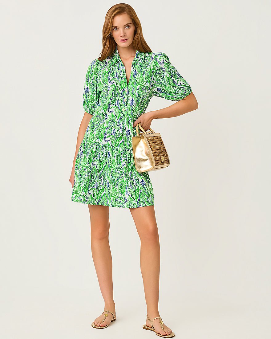 Lilly Pulitzer - Bingley Dress - Putting Green Lilly Of The Valley