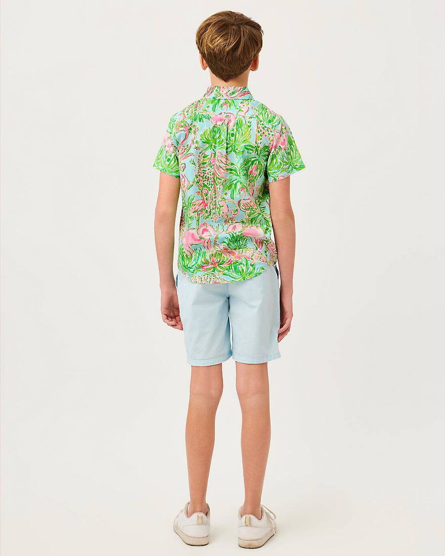 Lilly Pulitzer - Boys Lavin Button Down Top - Multi On Parade