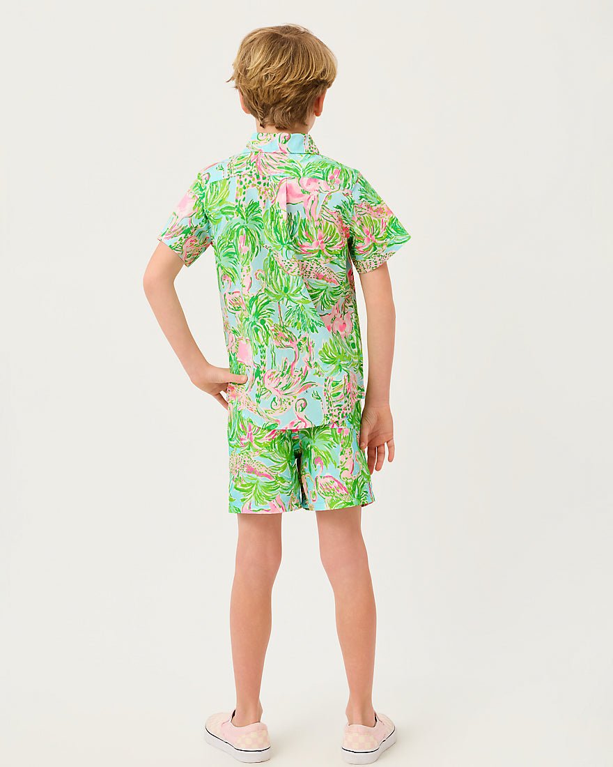 Lilly Pulitzer - Boys Liam Carter Swim Trunk - Multi On Parade