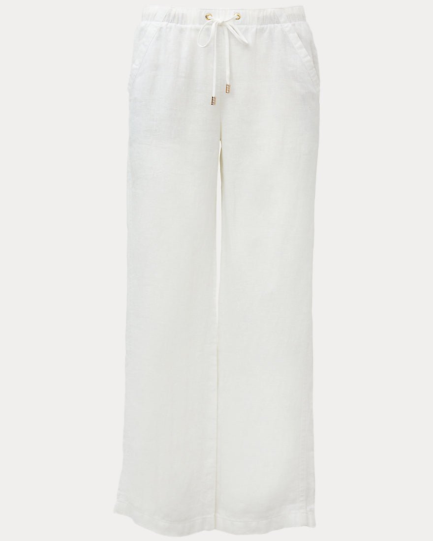Lilly Pulitzer - Brawley Linen Pant - Resort White