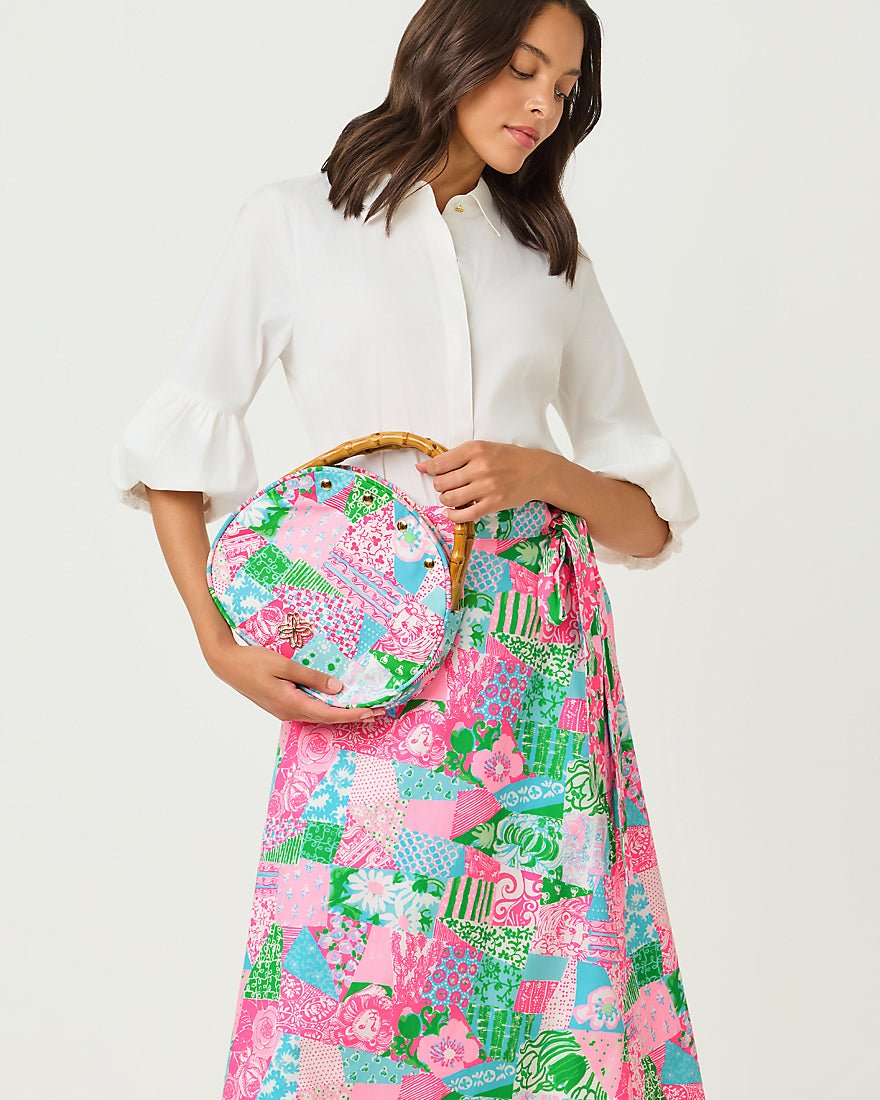Lilly Pulitzer - Breakers Bamboo Bermuda Bag Cover - Multi Crazy Quilt