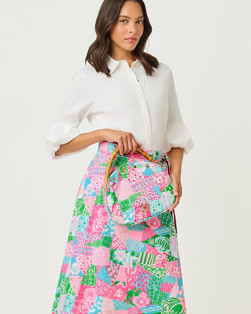 Lilly Pulitzer - Breakers Bamboo Bermuda Bag Cover - Multi Crazy Quilt