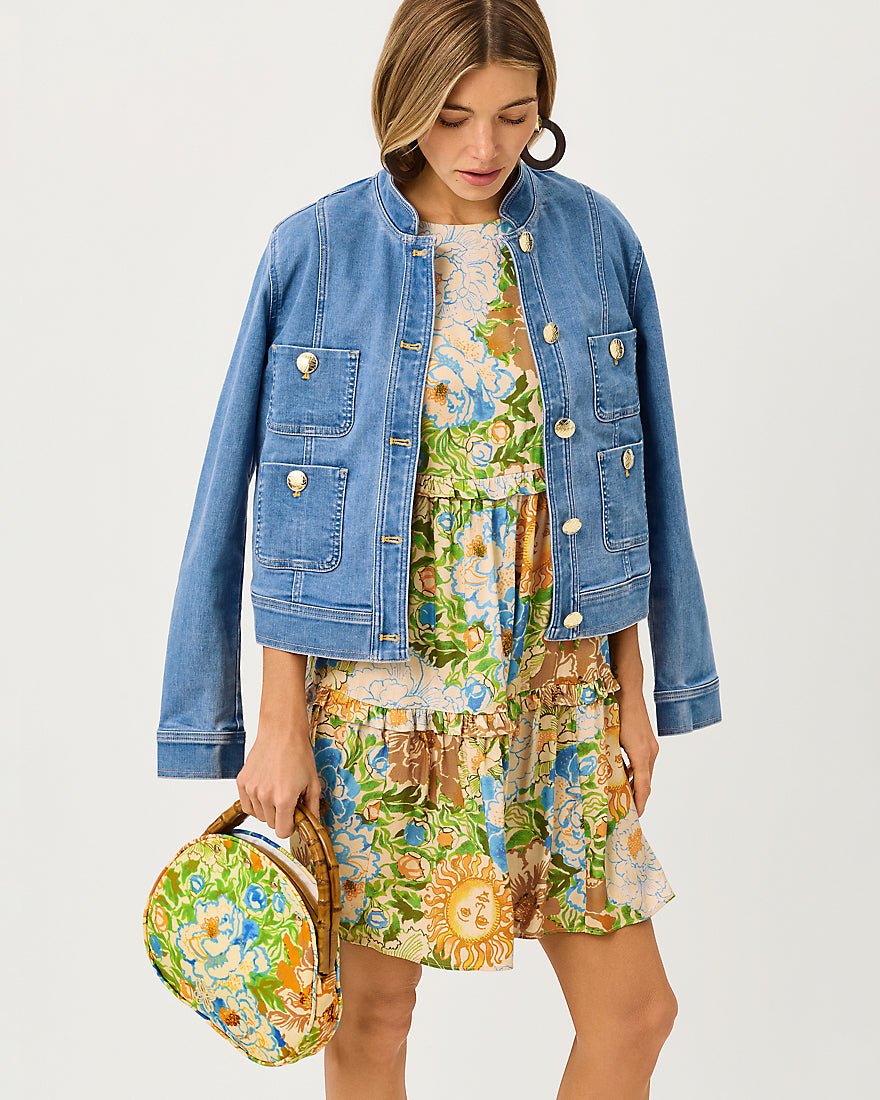 Lilly Pulitzer - Breakers Bamboo Bermuda Bag - Rutabaga Sympeony