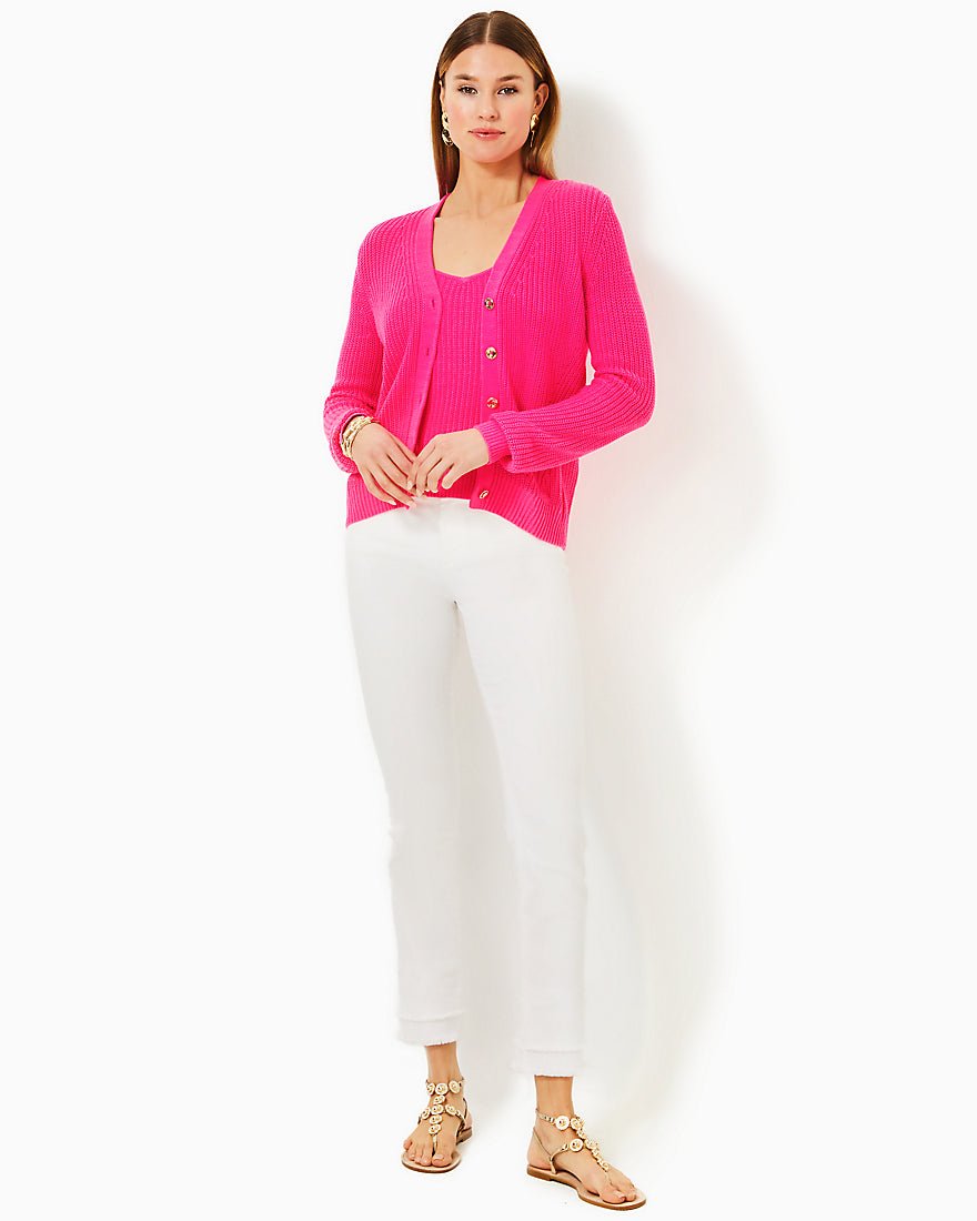 Bristow Cardigan - Passion Fruit Pink - 3