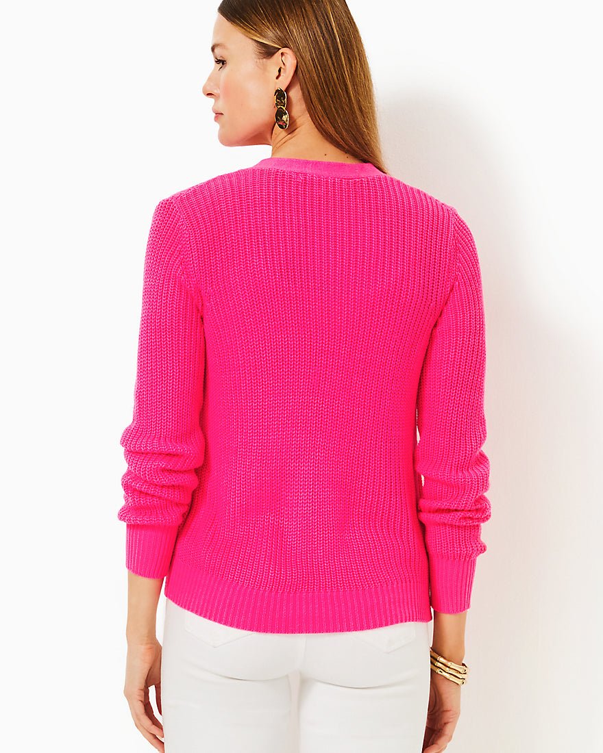 Bristow Cardigan - Passion Fruit Pink - 2