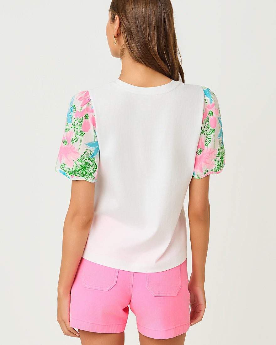 Lilly Pulitzer - Brittan Knit Top - Resort White Viney Liney
