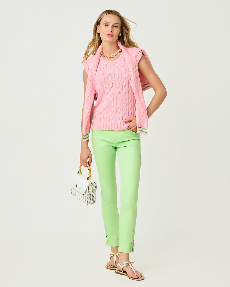 Lilly Pulitzer - Brockton Crew Neck Sweater Tank - Conch Shell Pink