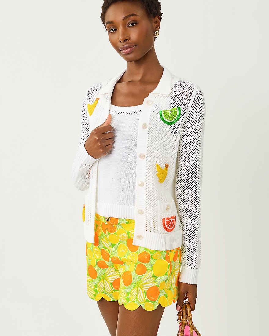 Lilly Pulitzer - Buttercup Mid Rise Short - Island Palm Zesty