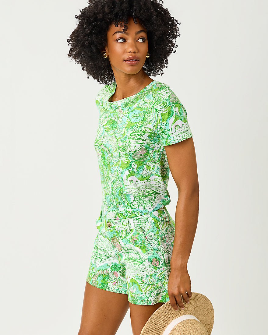 Lilly Pulitzer - Callahan Stretch Short - Resort White Ship To Shore