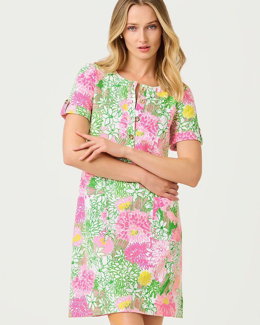 Lilly Pulitzer - Cameron Dress - Resort White Mum Patch