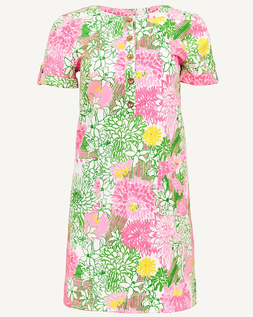 Lilly Pulitzer - Cameron Dress - Resort White Mum Patch