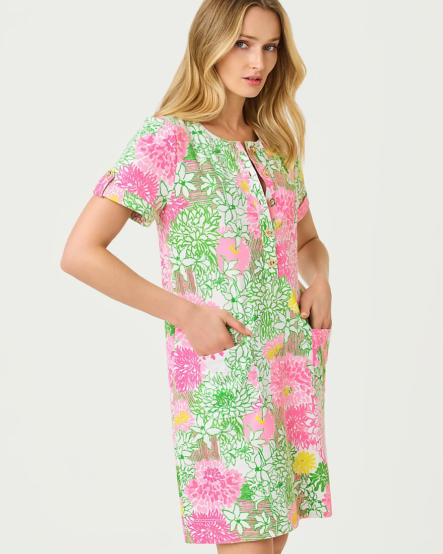 Lilly Pulitzer - Cameron Dress - Resort White Mum Patch