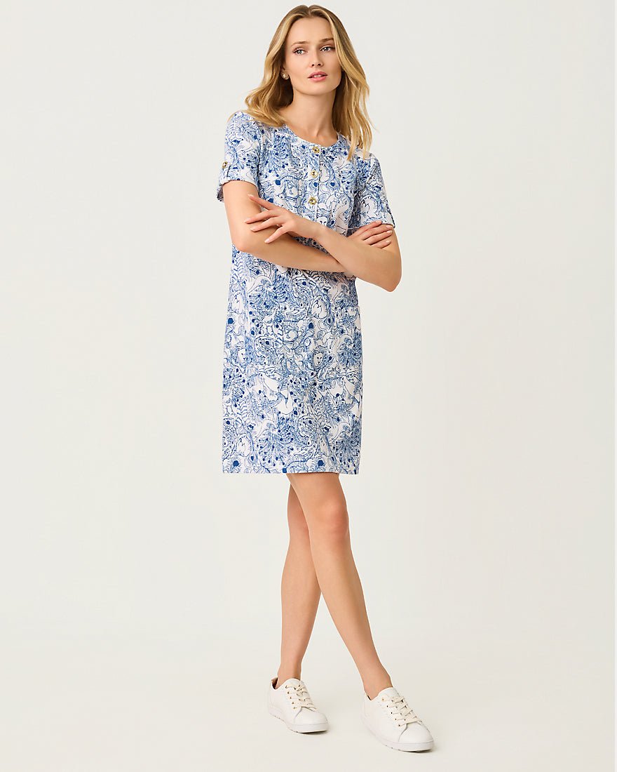 Lilly Pulitzer - Cameron Dress - Starlight Navy Zoology
