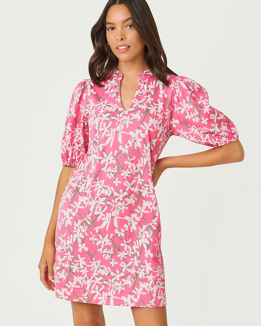 Lilly Pulitzer - Carey Dress - Confetti Pink Liza Overprint