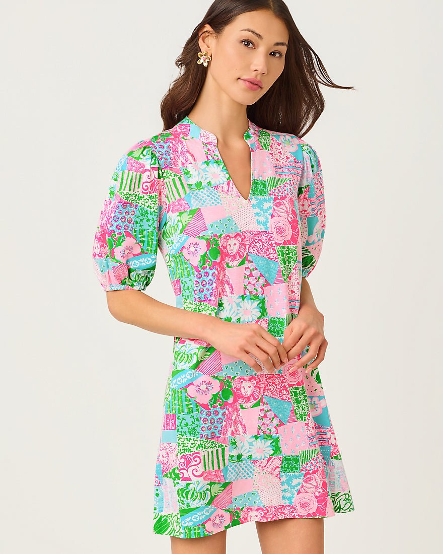 Lilly Pulitzer - Carey Dress - Multi Crazy Quilt