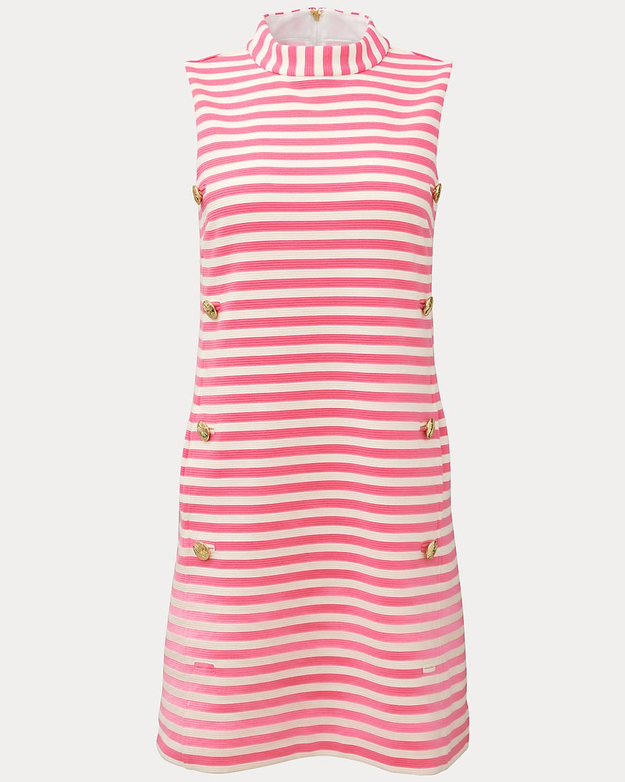 Lilly Pulitzer - Carmina Shift Dress - Confetti Pink Ottoman Stripe