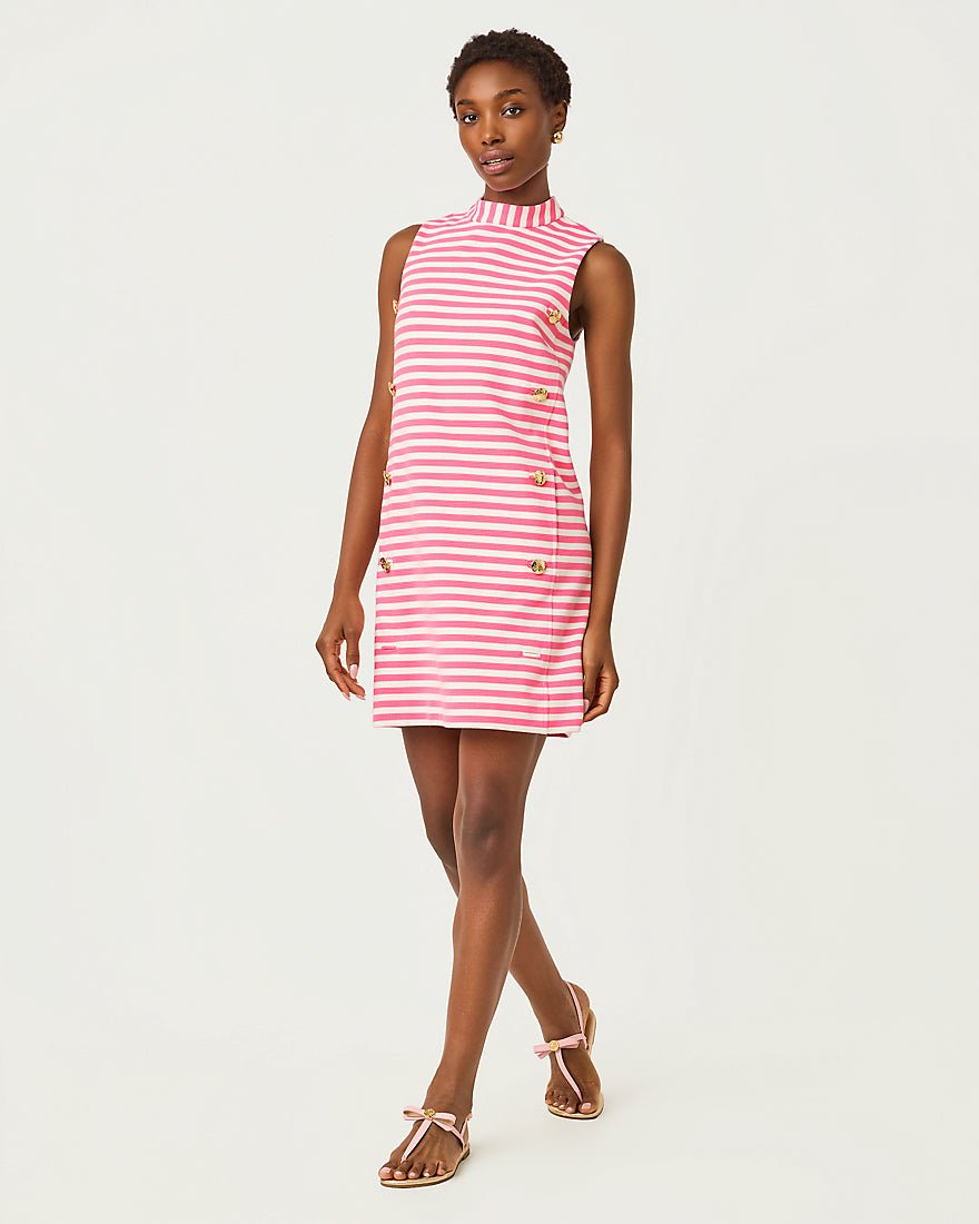 Lilly Pulitzer - Carmina Shift Dress - Confetti Pink Ottoman Stripe