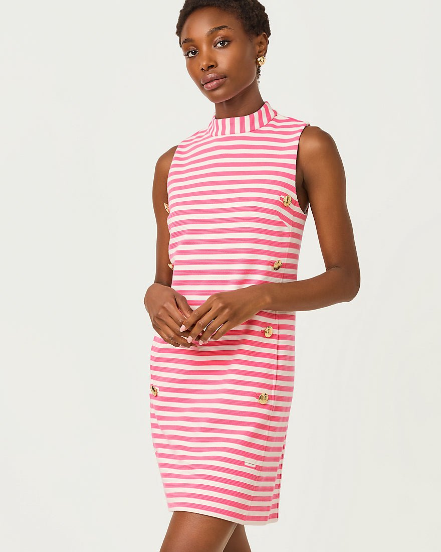 Lilly Pulitzer - Carmina Shift Dress - Confetti Pink Ottoman Stripe