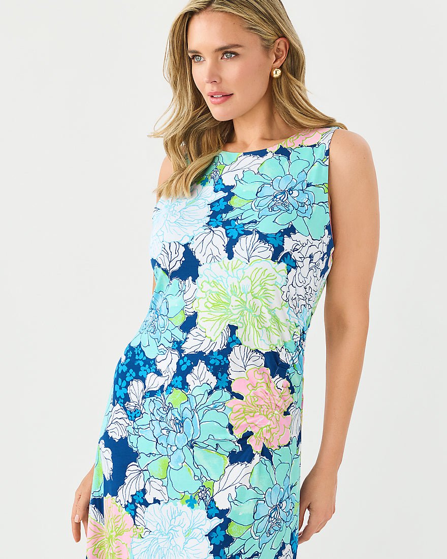 Lilly Pulitzer - Carolita Maxi Dress - Starlight Navy Tennessees Hibiscus