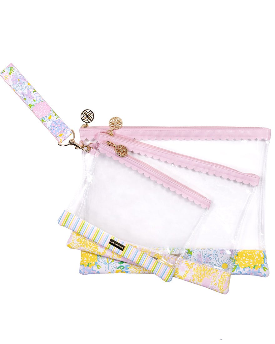 Lilly Pulitzer - Carryall Trio Pouch Set - Lilly Garden Home