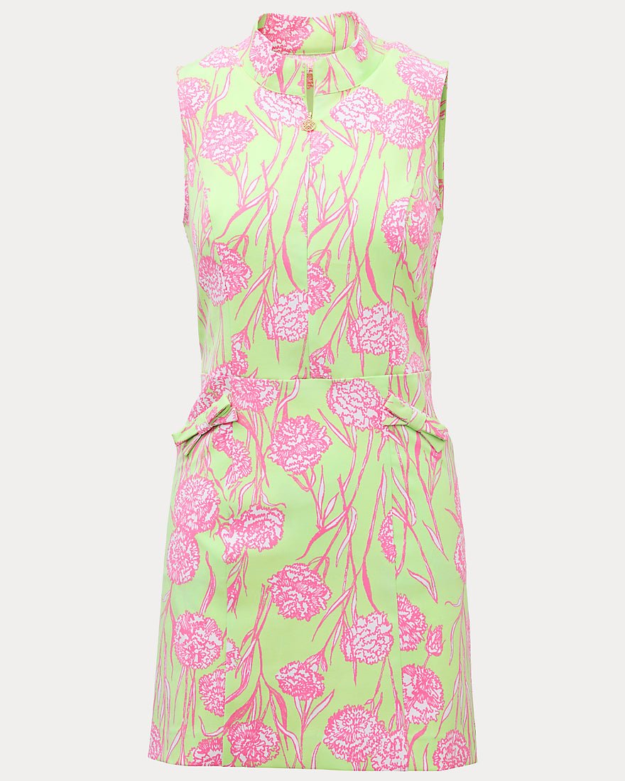 Lilly Pulitzer - Catarina Dress Upf 50 Plus - Pistachio Macaron Alina