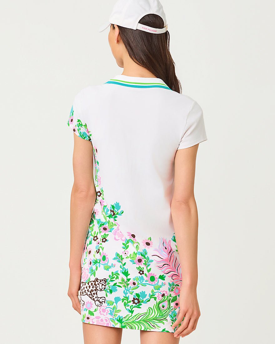 Lilly Pulitzer - Cayo Costa Dress Upf 50 Plus - Resort White Royal Zoo