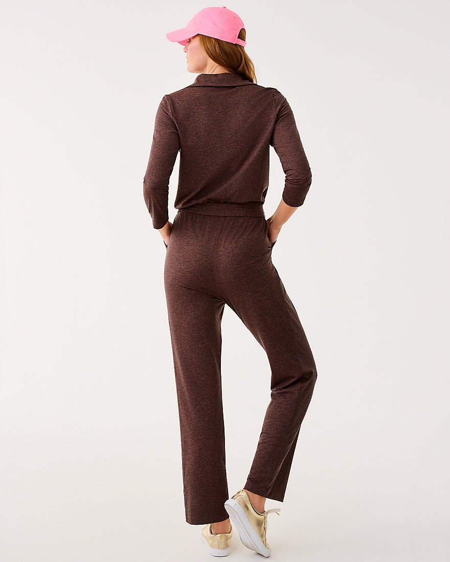 Lilly Pulitzer - Cecilia Jumpsuit Upf 50 Plus - French Roast X Noir Heather