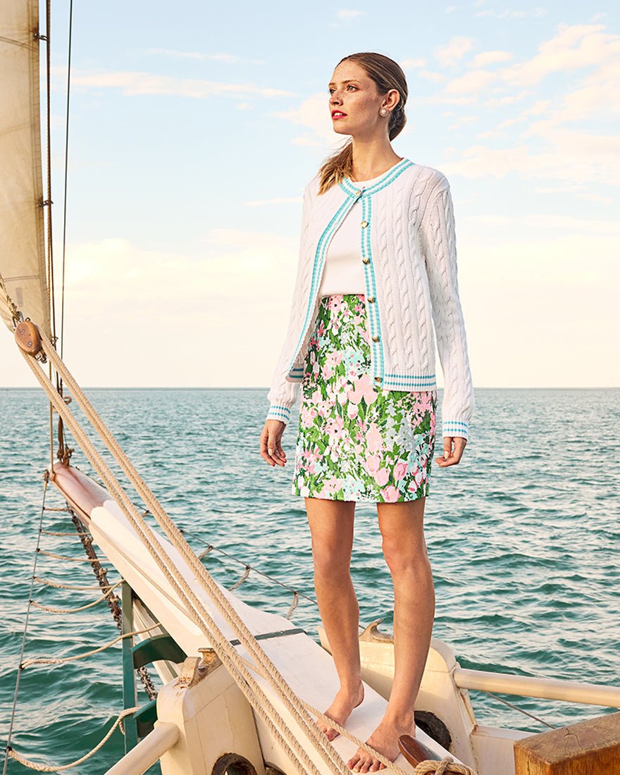 Lilly Pulitzer - Charo Sequin Skirt - Multi Secret Garden Sequin