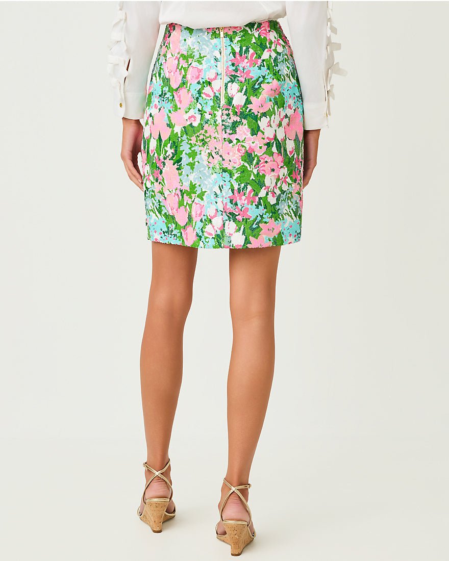 Lilly Pulitzer - Charo Sequin Skirt - Multi Secret Garden Sequin