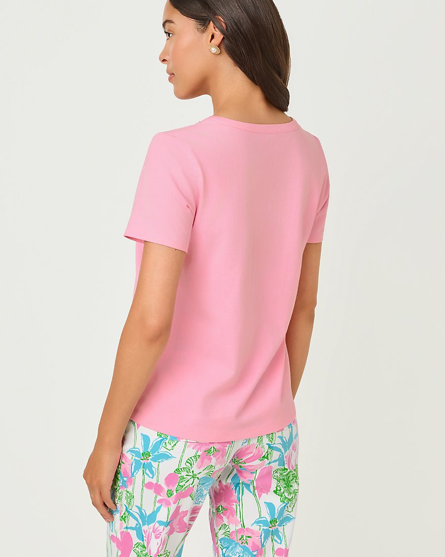 Lilly Pulitzer - Clairmont Pearl Knit Top - Conch Shell Pink