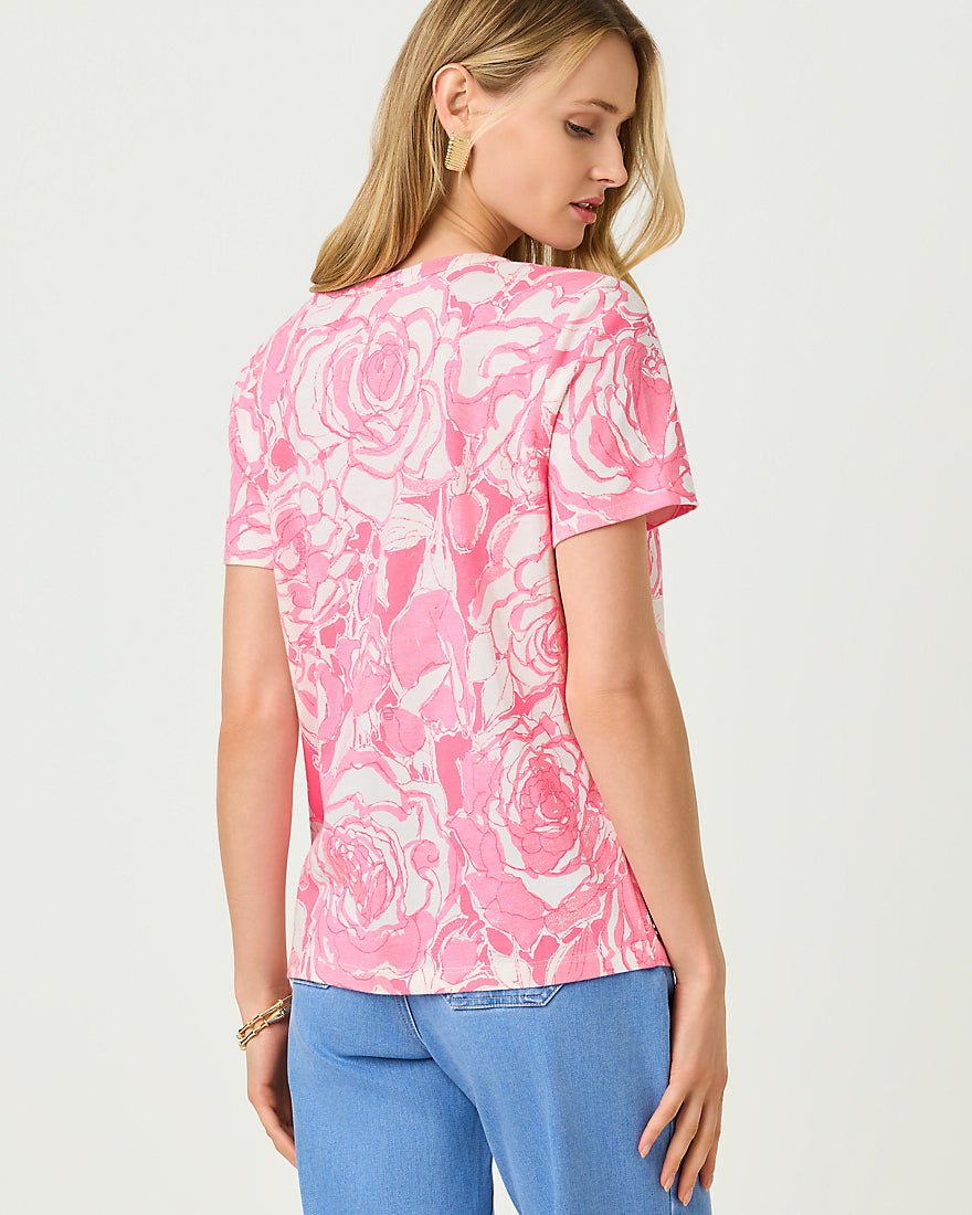 Lilly Pulitzer - Clairmont Pearl Knit Top - Confetti Pink Rosanna