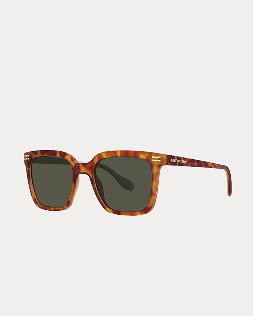 Lilly Pulitzer - Coconut Bay Sunglasses - Cream Tortoise