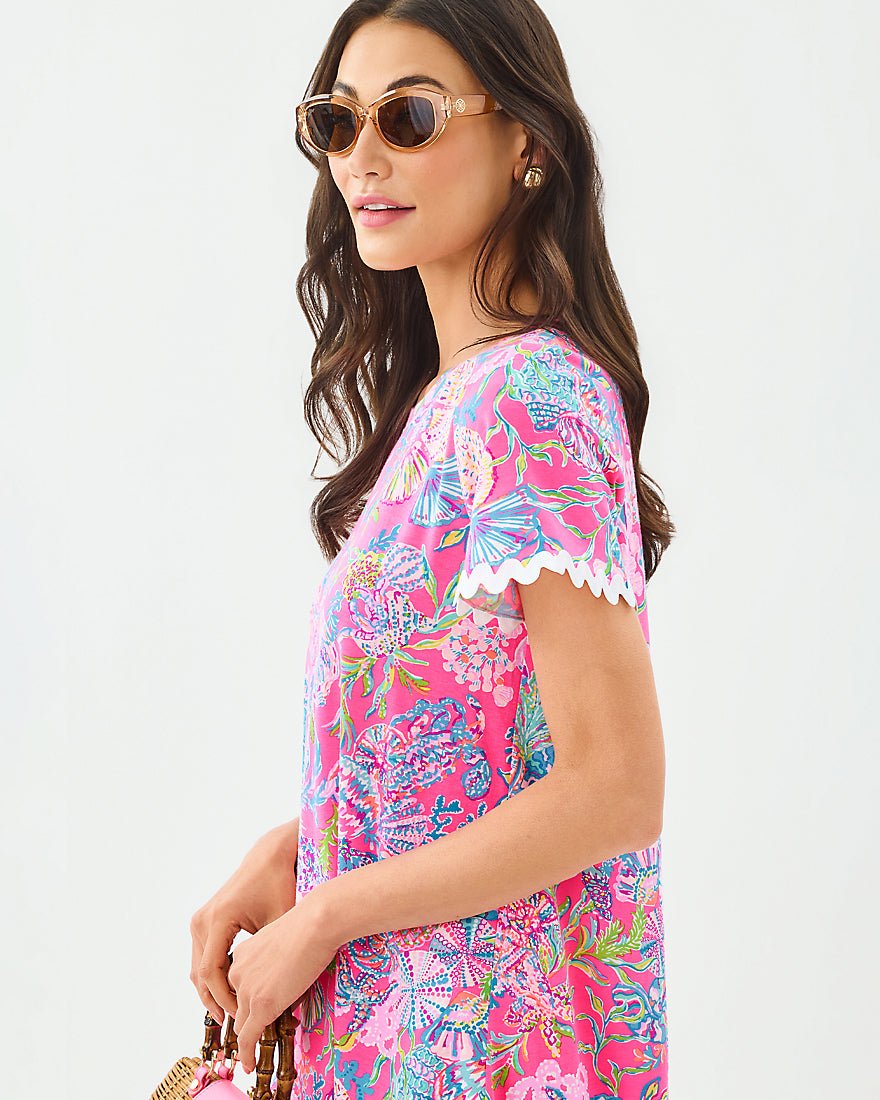 Lilly Pulitzer - Cody Short Sleeve Dress - Pink Isle Shell Me Something Good
